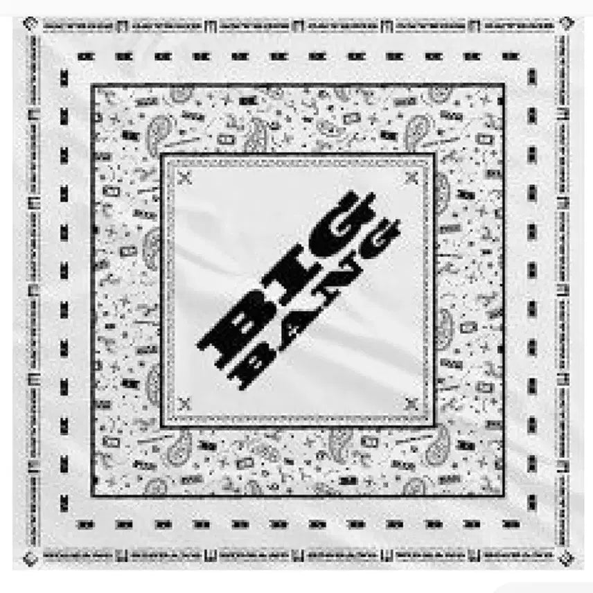 [BUNJANG] BIGBANG Cosmos Bandana White / 빅뱅 BIGBANG 콘서트 팝업 엠디 코스모스 반다나 화이트