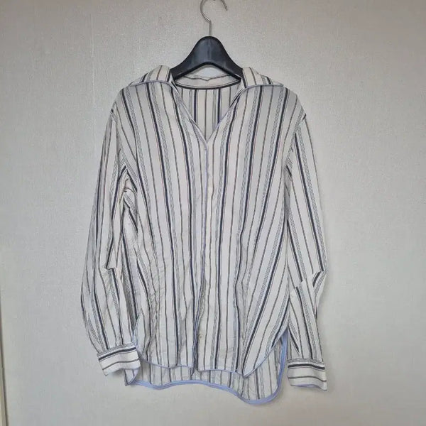 [BUNJANG] System Vertical Stripe Shirt / 시스템 이태리원단 셔츠 system 한섬 타임 mine