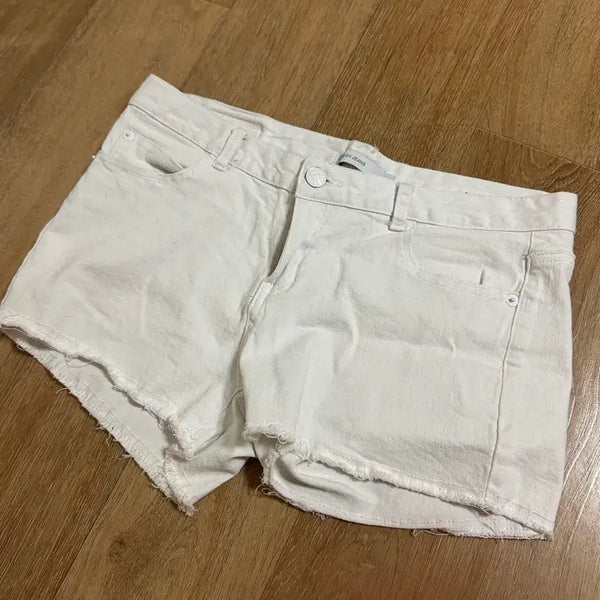 [BUNJANG] Denim Shorts Hotpants / 화이트 반바지 쇼츠 핫팬츠 청반바지 데님반바지