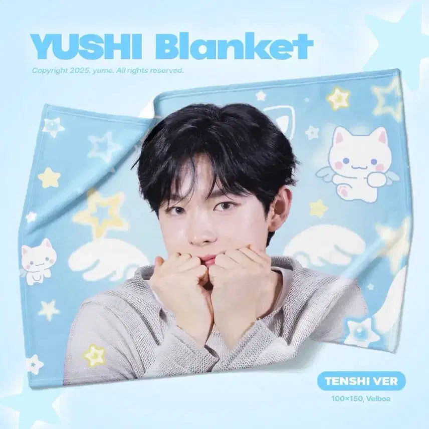 [BUNJANG] NCT WISH Yushi Yume Tenshi Version Blanket / 엔시티위시 유우시 yume님 유메님 텐시버전 담요