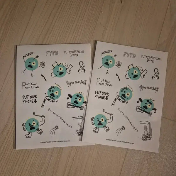 [BUNJANG] PYPD Sticker Bundle Set / PYPD popup 스티커 2개 일괄 판매