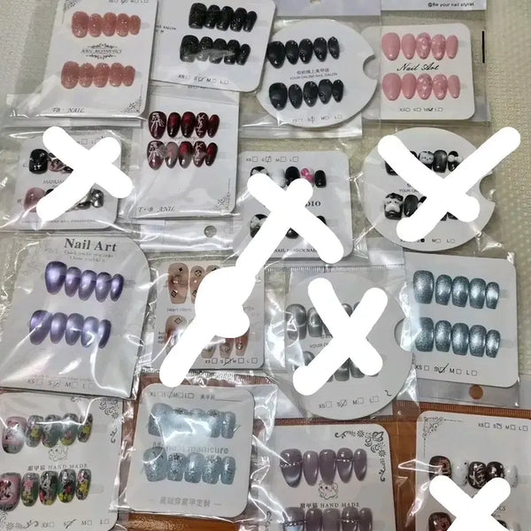 [BUNJANG] Handmade Character and Magnetic Nail Tips Set / 네일팁 판매 (가격내림 없음)