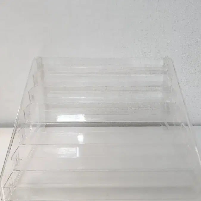 [BUNJANG] Clear Acrylic 7-Tier / 6-Tier Nail Polish Organizer Shelf (Buy One Get One Free) / 네일 선반 투명 아크릴 7단 6단 수납 선반 1+1