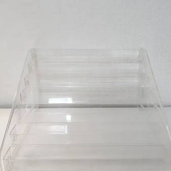 [BUNJANG] Clear Acrylic 7-Tier / 6-Tier Nail Polish Organizer Shelf (Buy One Get One Free) / 네일 선반 투명 아크릴 7단 6단 수납 선반 1+1