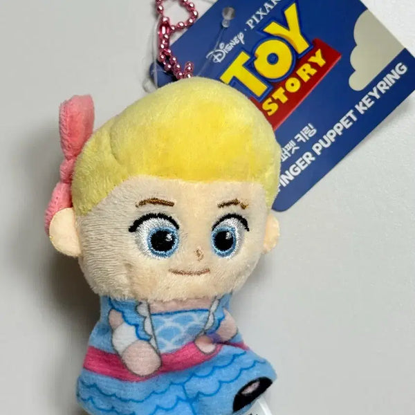 [BUNJANG] Disney Pixar Toy Story Bo Peep Finger Puppet Doll Keychain 8cm / 토이스토리 보핍 핑거퍼펫 인형 키링 8cm 새상품 정품