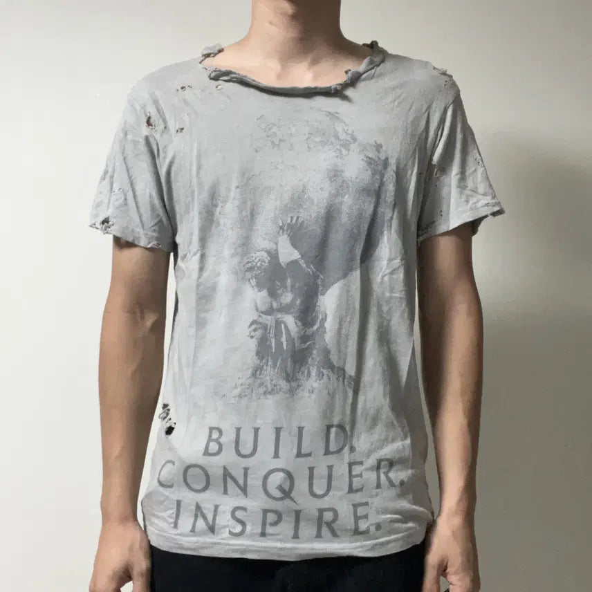 [BUNJANG] Vintage Distressed T-Shirt / 빈티지 디스트레스드 티셔츠-c006