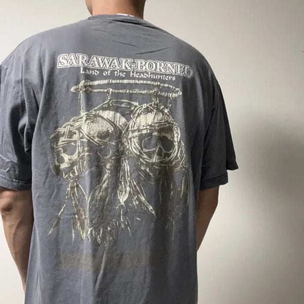 [BUNJANG] Vintage Borneo Souvenir T-Shirt / 빈티지 보르네오 수비니어 티셔츠-c006
