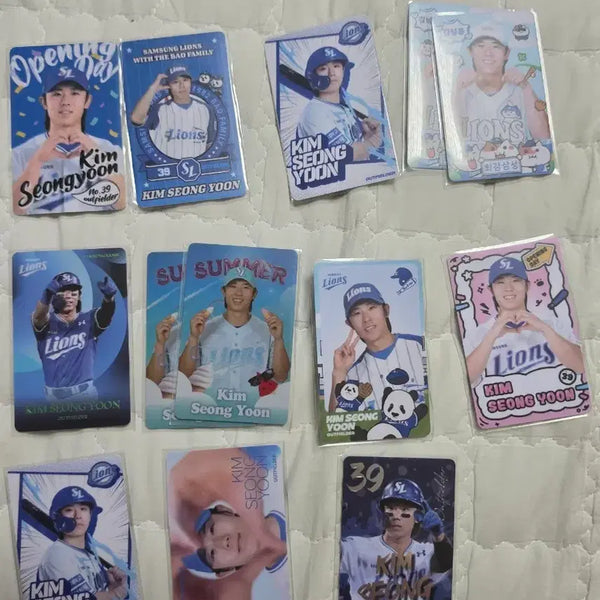 [BUNJANG] Samsung Lions Kim Sung-yoon Baseball Card / 삼성라이온즈 김성윤 선수 포토카드 양도합니다