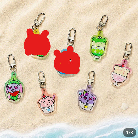 [BUNJANG] Maru is a Dog Vacation Epoxy Acrylic Keyring / 마루는강쥐 바캉스 에폭시 아크릴 키링