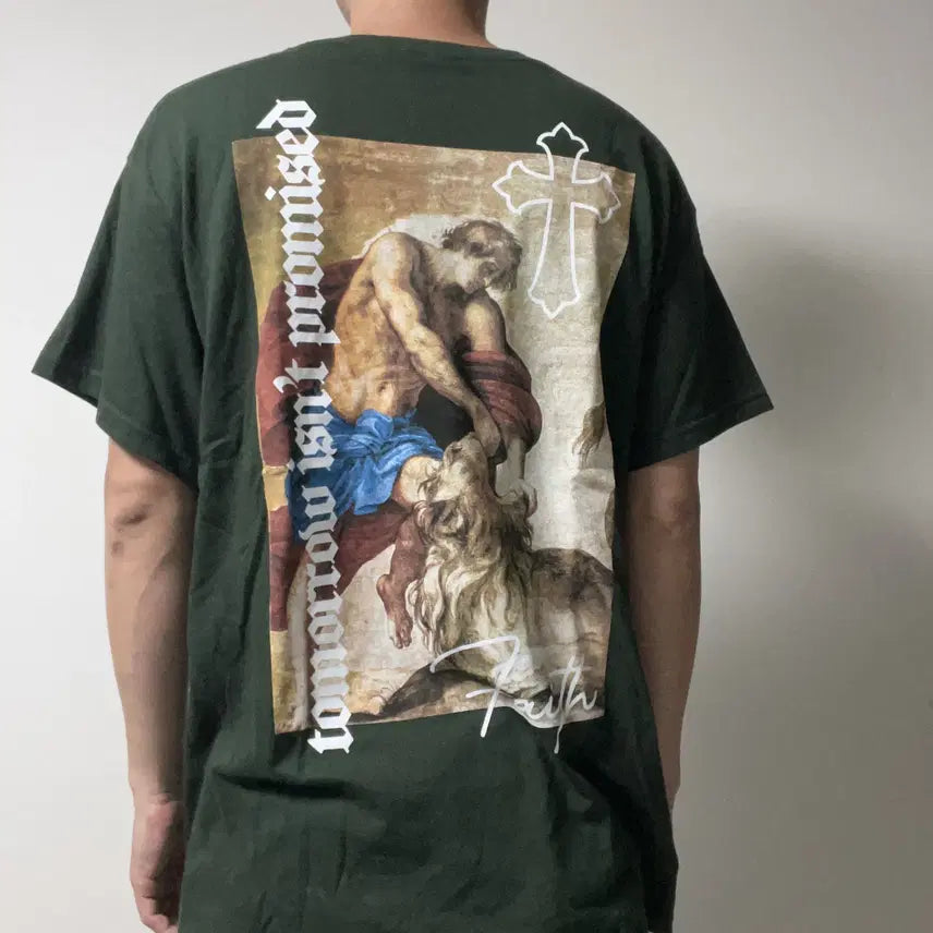 [BUNJANG] Vintage Classic Painting T-Shirt / 빈티지 클래식페인팅 티셔츠-c031