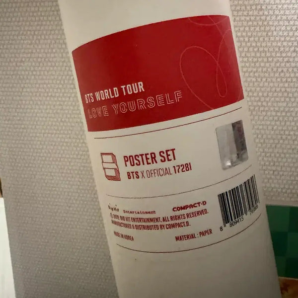 [BUNJANG] BTS LOVE YOURSELF World Tour Poster Set / BTS 월드투어 포스터 세트 LOVE YOURSELF