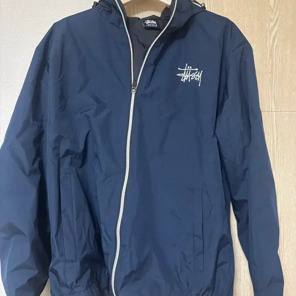 [BUNJANG] Stussy Windbreaker Navy / 스투시 바람막이 네이비