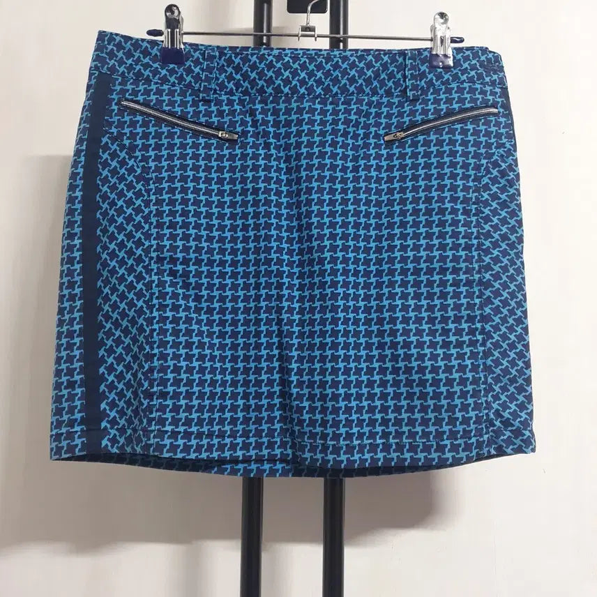 [BUNJANG] Louis Castel 27-inch Skirt Pants Blue Pattern / 27인치 루이까스텔 치마바지 블루패턴
