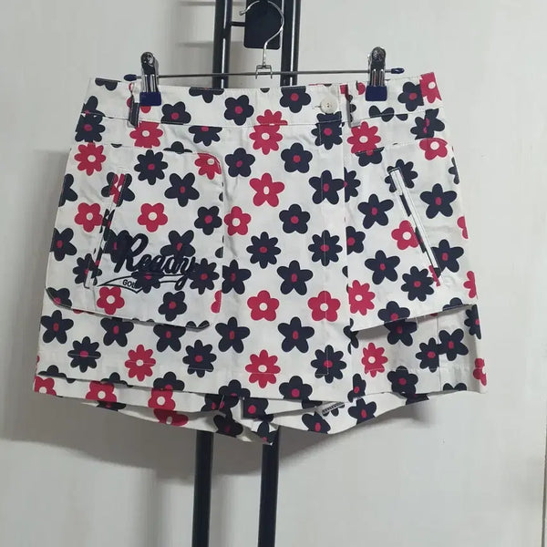 [BUNJANG] Ready Golf Floral Pattern Skort Skirt Pants (Size M, 28-inch Waist) / 28인치 레디골프 치마바지