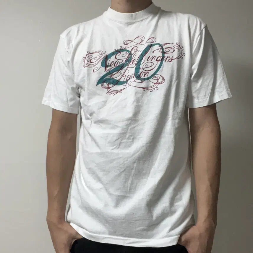 [BUNJANG] 90s Single Stitch Anniversary T-Shirt / 90S 싱글스티치 애니버서리 티셔츠-c006