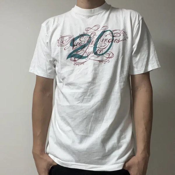 [BUNJANG] 90s Single Stitch Anniversary T-Shirt / 90S 싱글스티치 애니버서리 티셔츠-c006