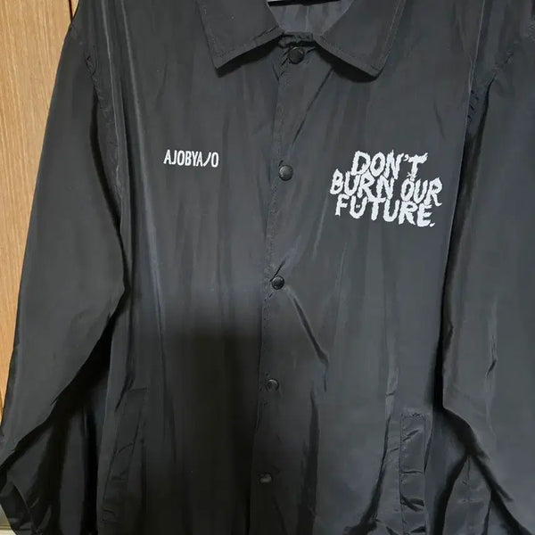 [BUNJANG] AJOBYAJO Lettering Coach Jacket / 아조바이아조 (AJOBYAJO) 코치자켓 (100~105 / 가단 58)