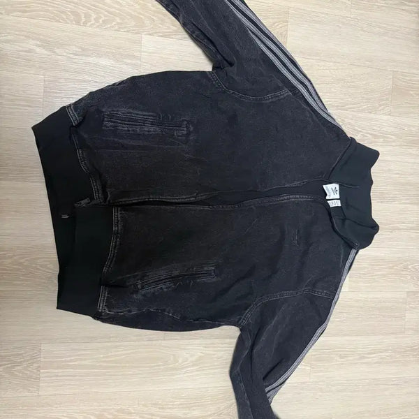 [BUNJANG] Adidas Adicolor Firebird Track Top True Black Denim XL / 아디다스 아디컬러 파이어버드 트랙탑 트루 블랙 데님 XL