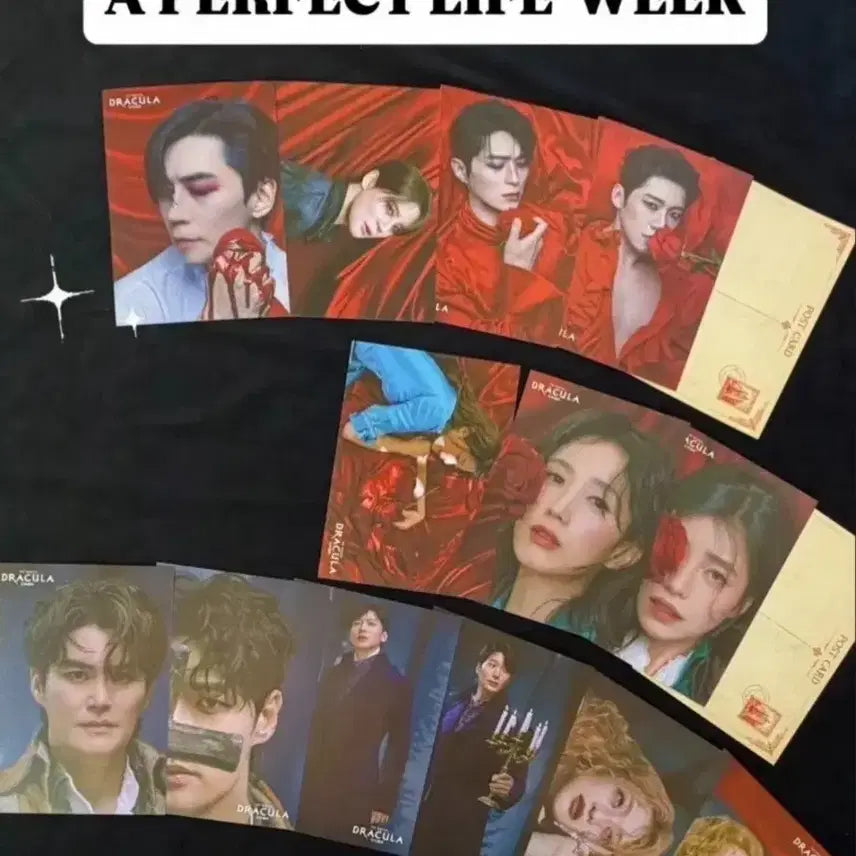 [BUNJANG] Dracula Character Cut Postcard - Kim Hwan Hee / 드라큘라 캐릭터 컷 엽서