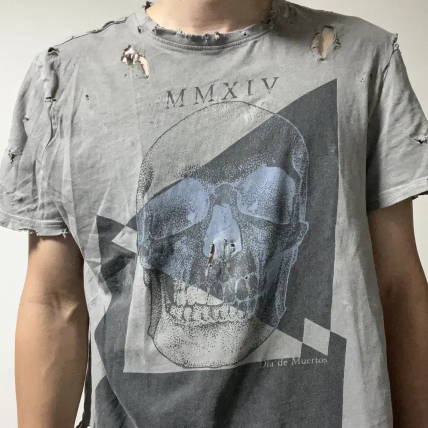 [BUNJANG] Vintage Distressed T-Shirt / 빈티지 디스트레스드 티셔츠-c006