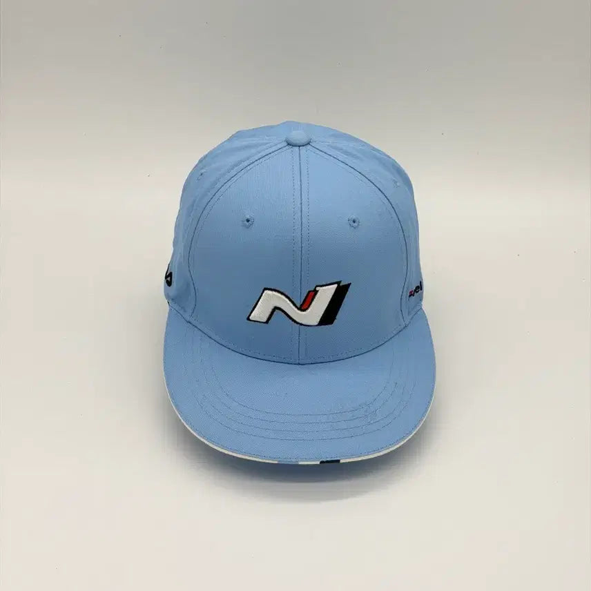 [BUNJANG] Hyundai N x Fila Performance Blue Snapback Hat / [F] 2019 현대 N x 휠라 콜라보 퍼포먼스 블루 스냅백 모자