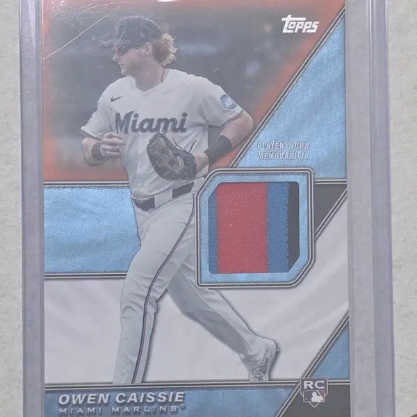 [BUNJANG] 2026 Topps Owen Casey RC 25 Relic Limited Edition / 2026 탑스 오웬 케이시 rc 25 한정 렐릭