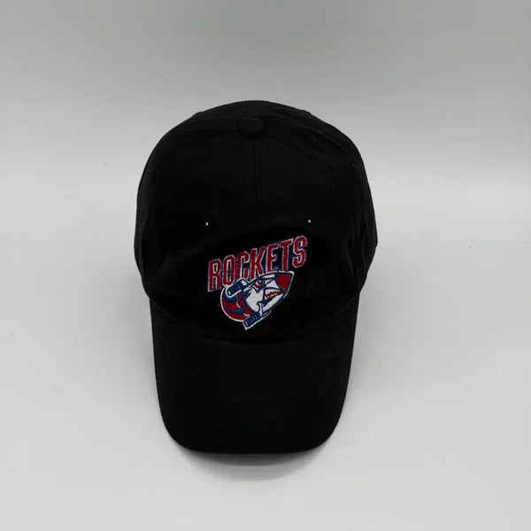 [BUNJANG] Rocket Old School Ice Hockey Black Ball Cap / [F] 로켓 올드스쿨 아이스하키 블랙 볼캡 모자