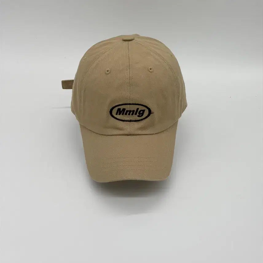 [BUNJANG] mmlg Logo Beige Ball Cap / [F] mmlg 엠엠엘지 로고 베이지 볼캡 모자