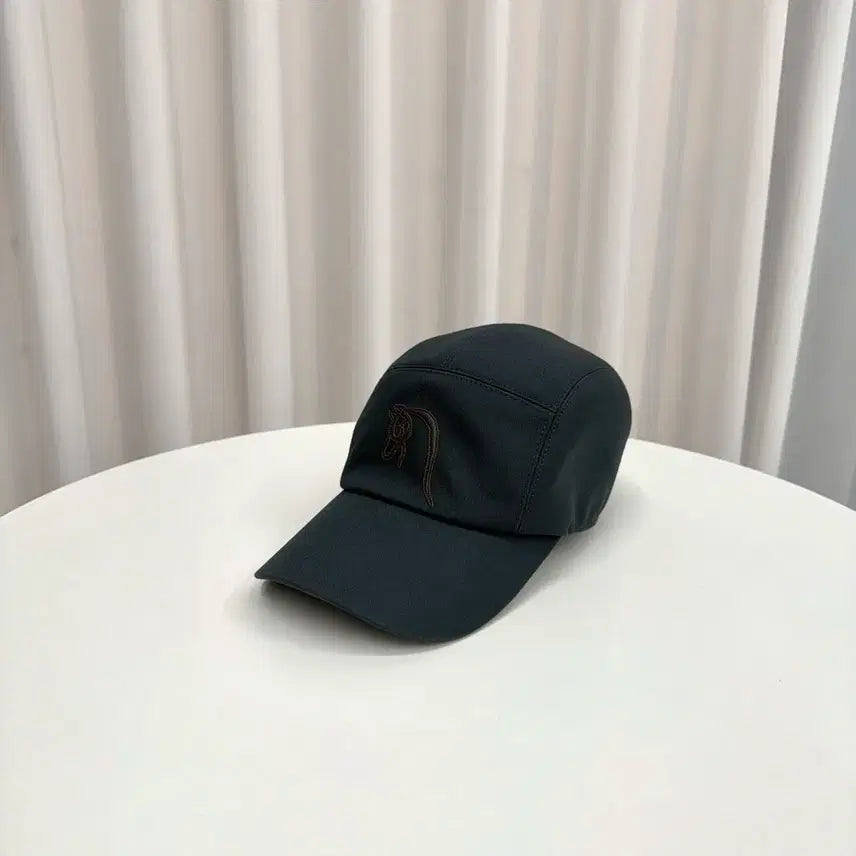 [BUNJANG] Hermes Embroidered Cotton Ball Cap Hat / [61 / 1회 착용] 에르메스 자수 코튼 볼캡 모자