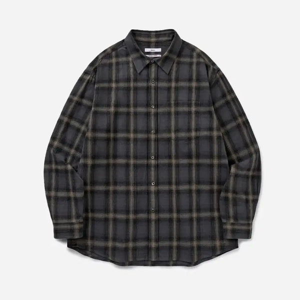 [BUNJANG] CAMIA Flannel Ombre Shirt L / 카미아 플란넬 옴브레 셔츠L