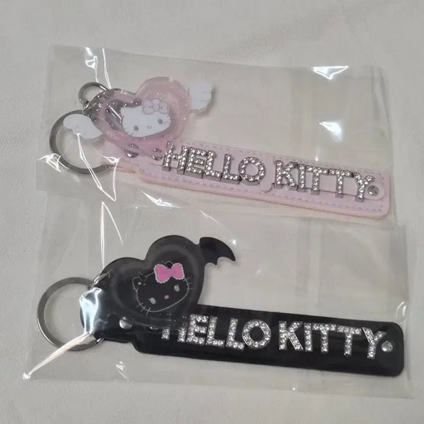 [BUNJANG] Sanrio Hello Kitty Angel & Devil Series Keychain / 산리오 정품 헬로키티 천사 악마 시리즈 키홀더