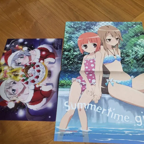 [BUNJANG] Strike Witches / Ookami-san and Her Seven Companions Double-Sided Clear Poster / 스트라이크 위치스/오오카미 씨와 7명의 동료들 양면포스터, 클리어포스터