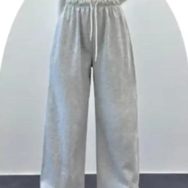 [BUNJANG] Oversized Jogger Pants - Grey / 오버핏 조거 팬츠 그레이