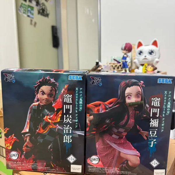[BUNJANG] Demon Slayer Tanjiro & Nezuko Figure Set (Sealed Nezuko) / 귀멸의칼날 xross link 탄지로 네즈코 세트로팝니다 탄지로개봉 네즈코 미개봉