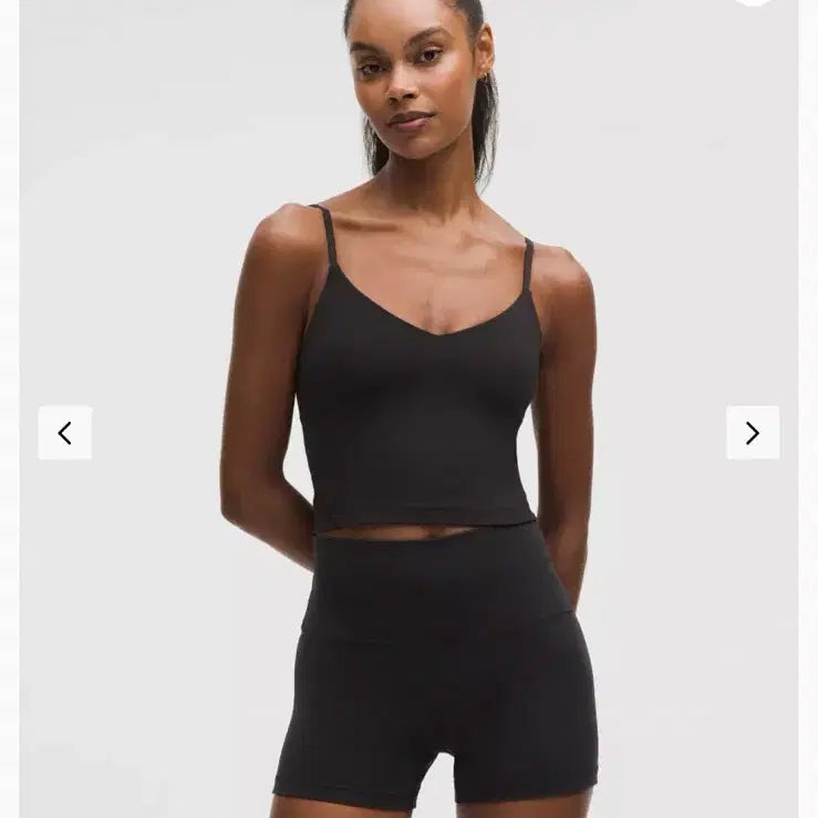 [BUNJANG] Lululemon Align Crop Camisole Tank Top Black / [룰루레몬] Align 크롭 캐미 탱크탑 블랙