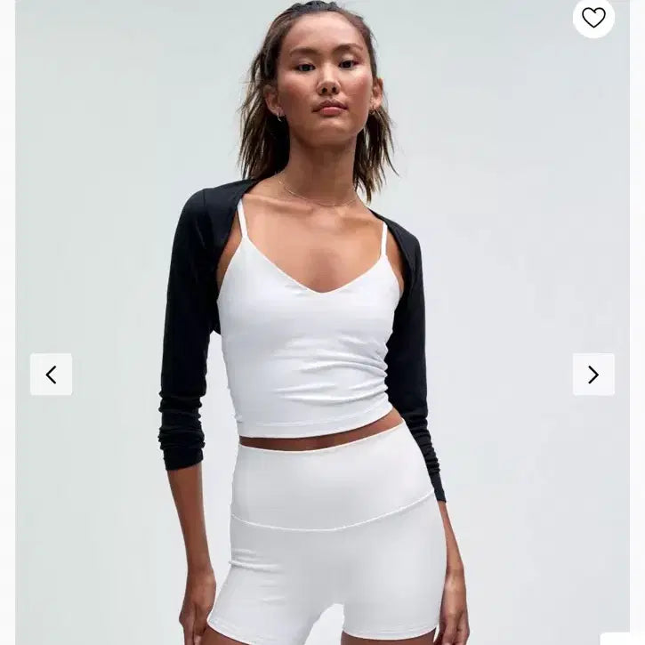 [BUNJANG] Lululemon Align Crop Camisole Tank Top White / [룰루레몬] Align 크롭 캐미 탱크탑 화이트