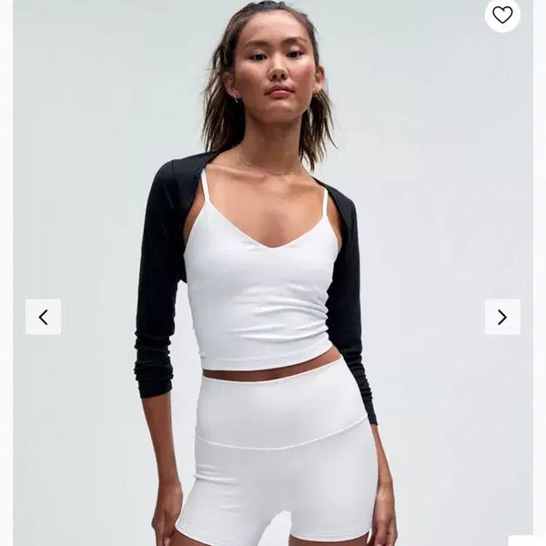 [BUNJANG] Lululemon Align Crop Camisole Tank Top White / [룰루레몬] Align 크롭 캐미 탱크탑 화이트