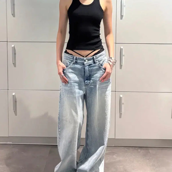 [BUNJANG] 2000 Archives Snyder Denim Pants Blue / 2000아카이브스 스나이더 데님 블루