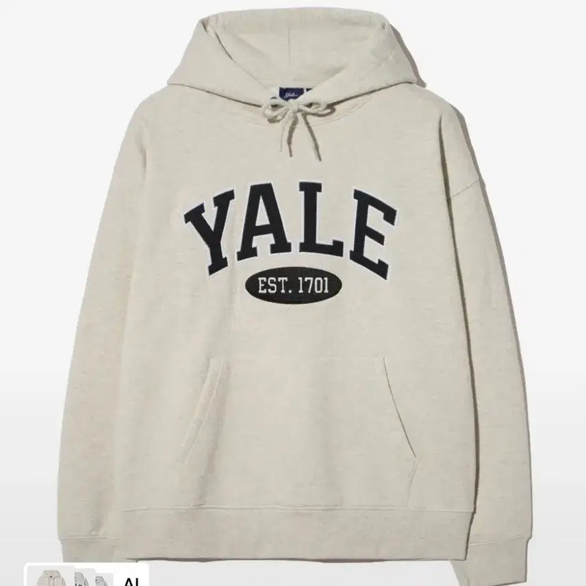 [BUNJANG] Yale Two-Tone Arch Hoodie Oatmeal / 예일 yale 투톤아치 후드티 오트밀