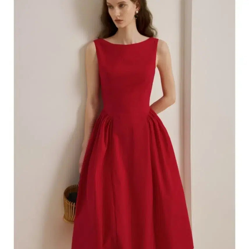 [BUNJANG] YYIM Red Mini Dress S / 와이와이아이엠   레드원피스s