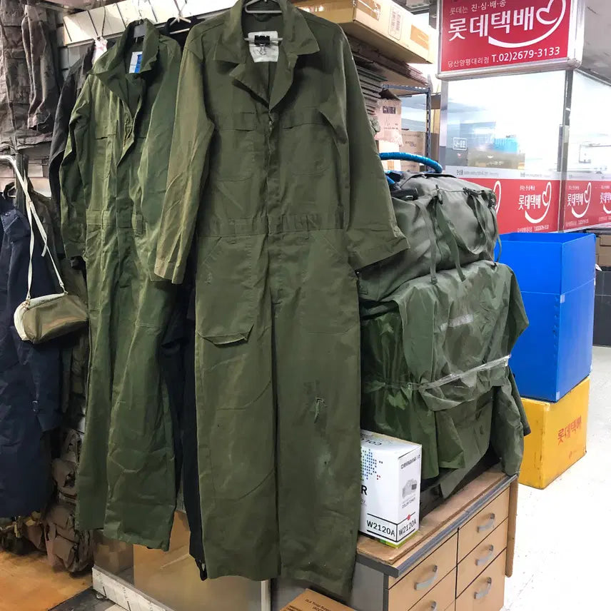 [BUNJANG] US Military Surplus Original Utility Coveralls Jumpsuit (40R) / 미군정비복9.[오리지널 미군 불하품] 유틸리티 커버롤 점프수트 (40R)7