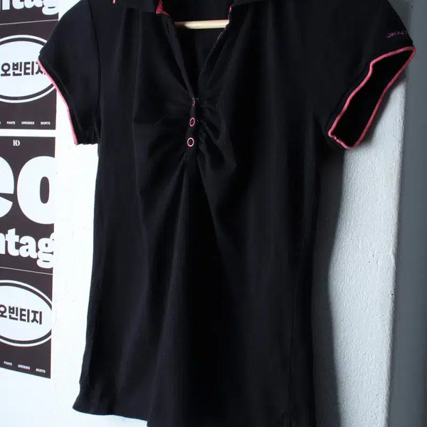 [BUNJANG] DKNY Donna Karan Short Sleeve Polo T-Shirt H36842 / W(M) DKNY 디케이앤와이 도나카란 반팔 카라 티셔츠-H36842