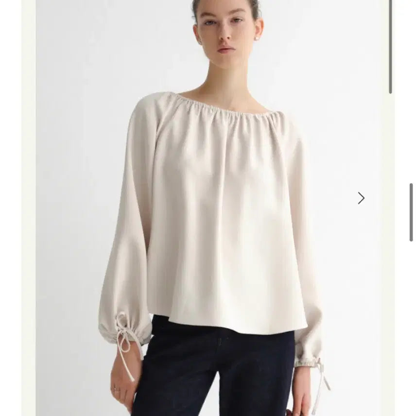 [BUNJANG] SIEA Off-Shoulder Blouse Navy / (새상품)시에 디어오프숄더 블라우스 네이비