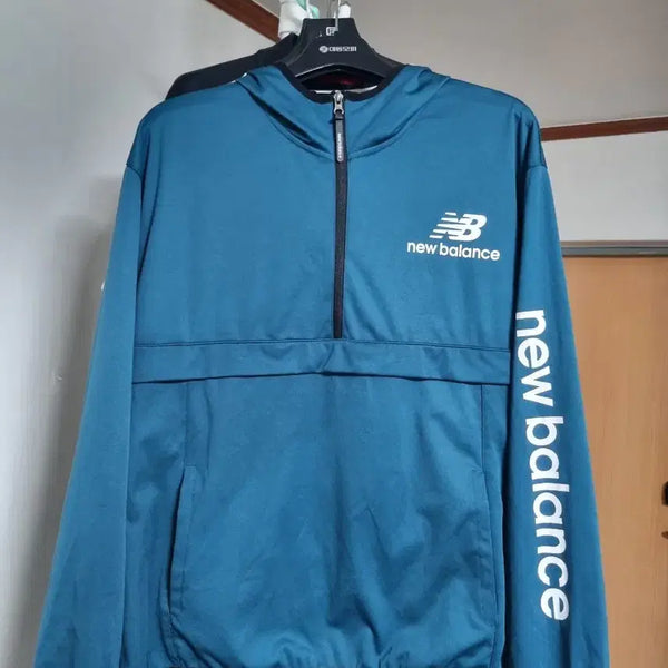 [BUNJANG] New Balance Anorak Jacket Deep Green L (100) / (새옷 수준)뉴발란스 아노락 자켓 딥그린 L 100사이즈