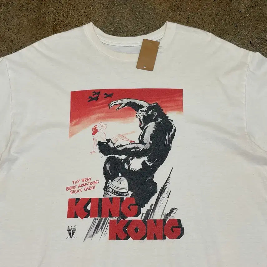 [BUNJANG] Vintage King Kong Movie T-Shirt / 미국 빈티지 킹콩 무비 영화 반팔티 밴드티