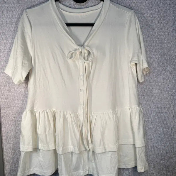 [BUNJANG] KkangKkang Short Sleeve Cardigan / 새상품) 캉캉 반팔 가디건