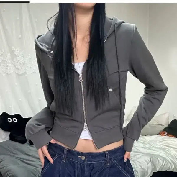 [BUNJANG] ROMONT Eyelet Hoodie Zip-Up / 로몬 아일렛 후드집업 에이블리 급처