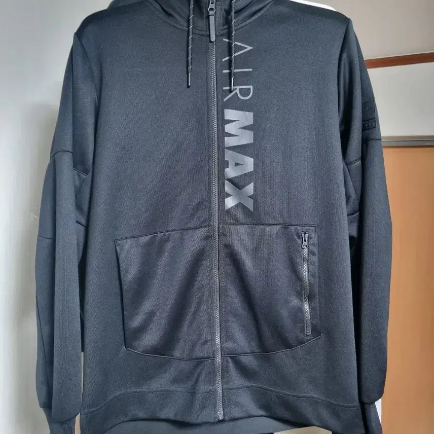 [BUNJANG] Nike Air Max Hoodie Zip-Up Black Medium / (택만 제거한 새옷)나이키 에어맥스 후드집업 블랙 M 95사이즈