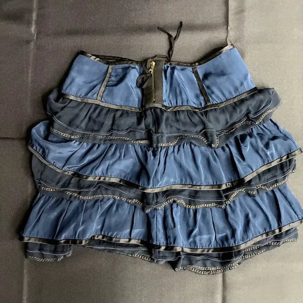 [BUNJANG] Mainline Marc Jacobs Silk Ruffle Mini Skirt / 마크 제이콥스 메인라인 실크 체인 러플 미니스커트