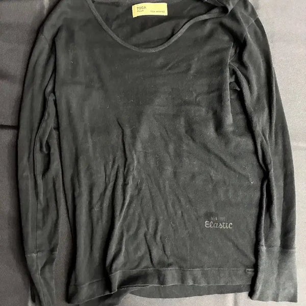 [BUNJANG] TOGA PULLA Elastic U-Neck Long Sleeve / 토가 풀라 인 더 엘라스틱 U넥 롱슬리브